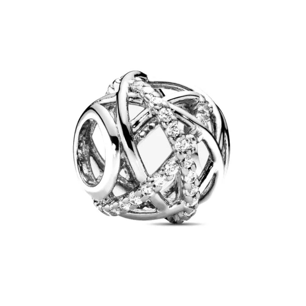 925 Silver Hollowed Out Pendant for Women Fashion Jewelry Gift Fit Bracelet Necklace Charms