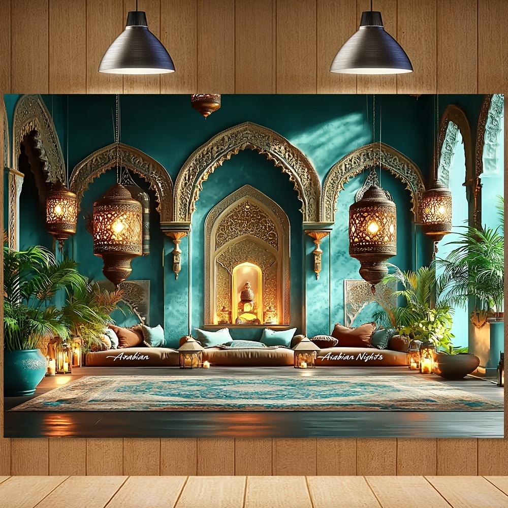 Moroccan Arabian Nights Interior Design Tapestry Wall Hanging For Living Room Bedroom Decor Exotic Boho Art Print Homedecoration
