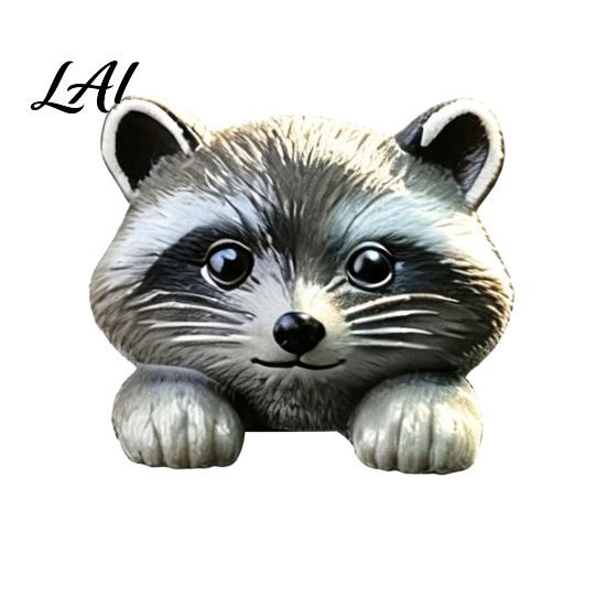 Creative Car Air Vent Ornament Outlet Clip Raccoon/Fox/Kangaroo/Polar Bear/Guinea Pig Shape Universal Small Fragrance Accessory Fit Ornament,