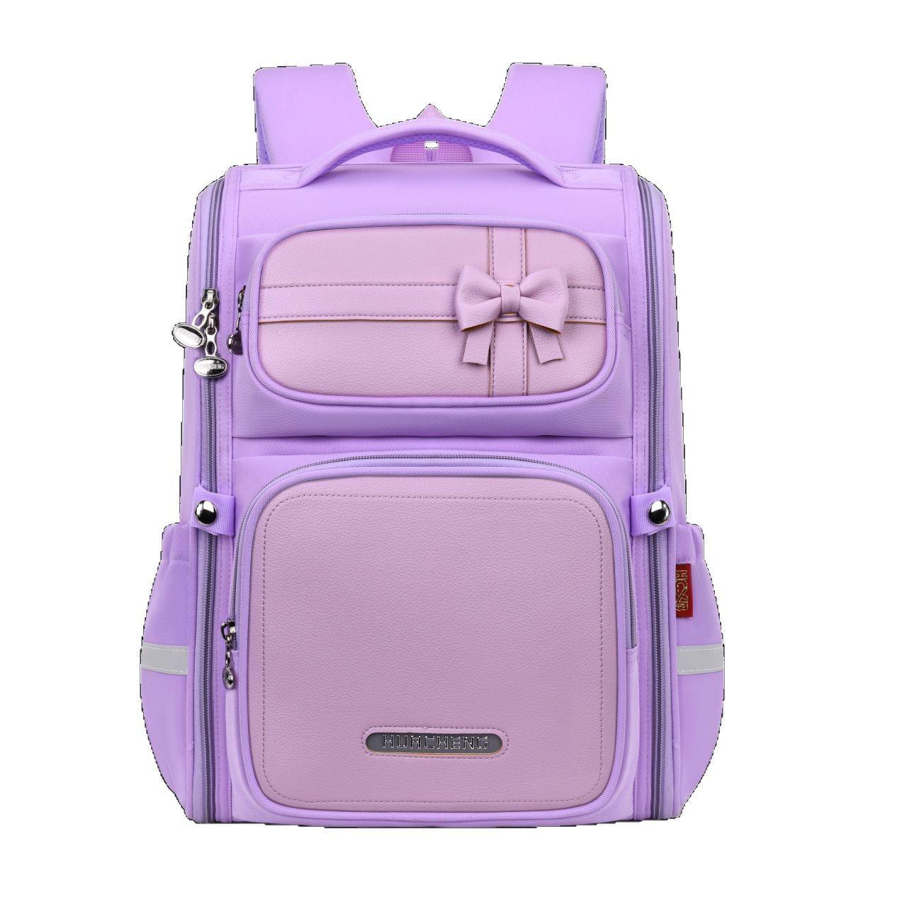 Genuine children s school bag backpack men s and women s fashion primary school school bag 1234 grade burden reduction new school bag 30*22*40