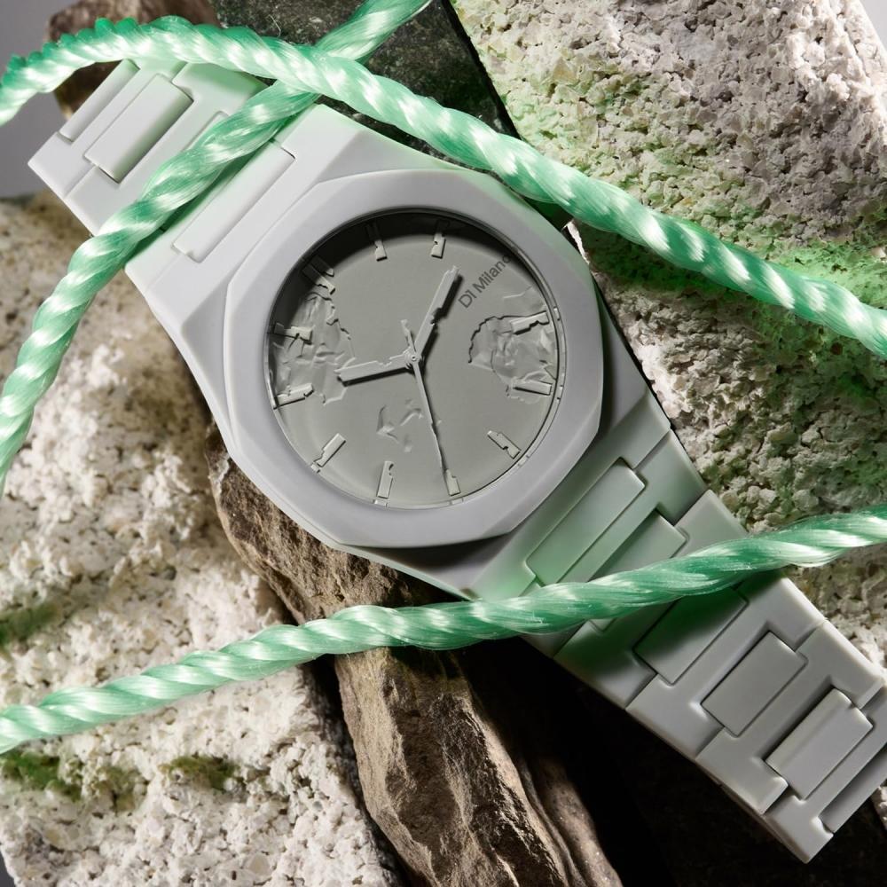 D1 Milano Men S Watch [polycarbon] fragMent 40.5mm Pcbj40 White fragMent