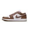 Jordan Air Jordan 1 Saturn Satellite Slip Resistant Abrasion Resistant Low Top Vintage Basketball Shoes Unisex Coffee DC0774-202(Team861-)