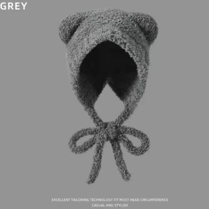 Cute Ear Cap Beanie Winter Knitted Hat