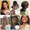 Dreadlock Accessories Bulk Set Alloy Spiral Braid Clips Gold Silver Colors Diy Festival Party Hair Jewelry Unisex Styling Kit