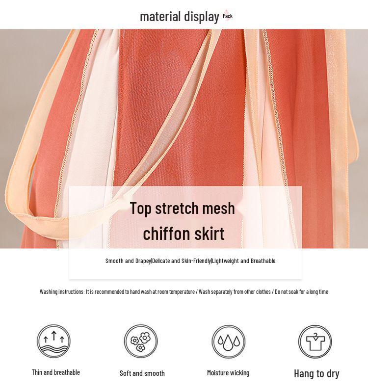 Flowy Ethnic Han Tang Dance Costume for Women - Fairy Spirit Style