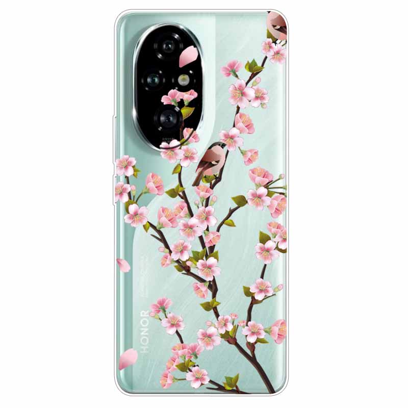 For Honor 200 / 200 Lite / 200 Pro Case Clear Soft TPU Lovely Silicone Back Cases for Honor 200 Pro Transparent Cat Bumpers Honor 200 Lite
