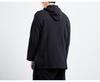 Men's Retro Linen Hooded Jacket: 2021 Autumn/Winter Chinese Style with Frog Buttons