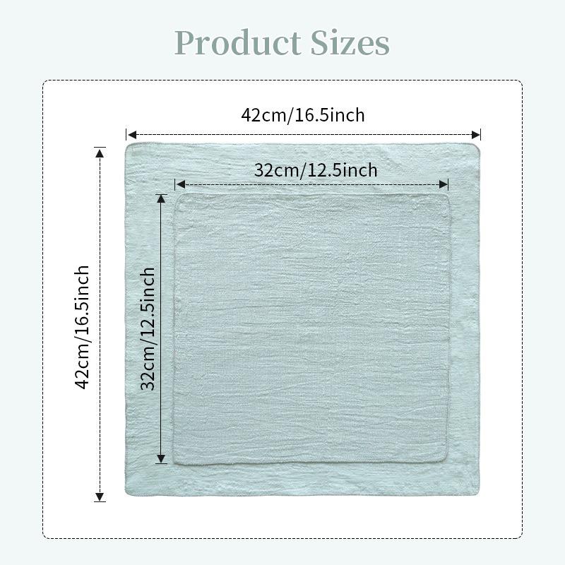 Set of6 Cotton Cloth Napkins Gauze 32x32cm Fabric Kitchen Tea Table Towels for Home Wedding Decoration Christmas Napkin CJB001