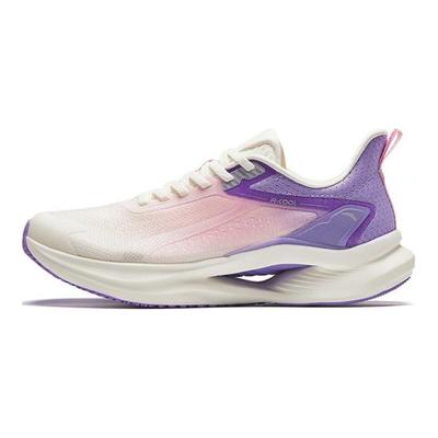 Windkontrolle Stoßdämpfend Leicht Atmungsaktiv Low Top Laufschuhe Damen Sneaker Weiß Hellblau 922425506-4