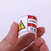 PVC Electric Shock Hazard Warning Sign for Mechanical Equipment