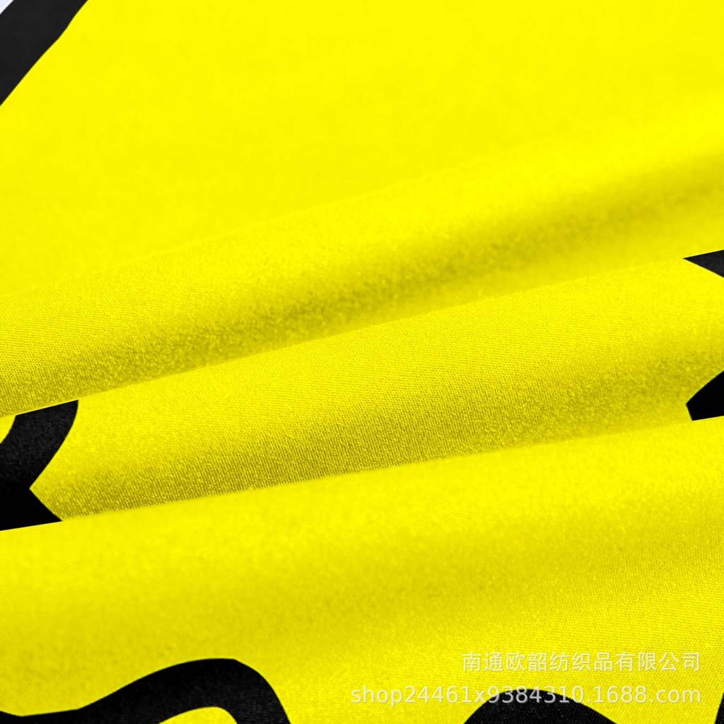 Heiß verkaufte 3D Digitaldruck Hip-Hop Graffiti Smiley Gesicht Bettwäsche Kissenbezug Bettbezug Dreiteiliges Set