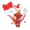 5X Santa Claus Hat For A Bottle Of Liqueur Cutlery Christmas Gift
