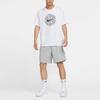 Nike T Shirts Men's White Crew Neck Moderate Straight Fit FZ8070-100