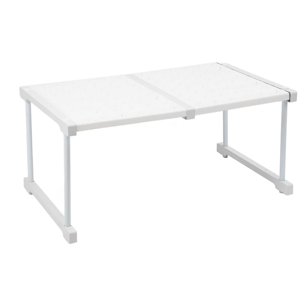 Expandable Cabinet Shelf Carbon Steel ABS PP Closet Storage Shelf Cabinet Organizer Riser Rack for Kitchen Cupboard