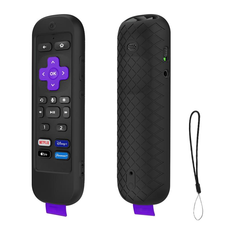 Remote Control Protective Case Compatible For Roku Ultra 2022 Tv Controller Waterproof Silicone