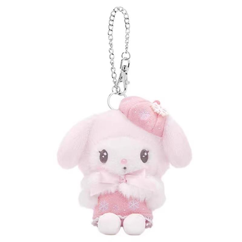 

Hello Kitty Sanrio Melody Kuromi Плюшевый брелок Cinnamoroll Подвеска Детский подарок Melody