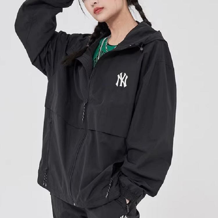 New MLB Jackets Unisex Black 3AWJ01014-50BKS
