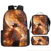 One Piece Luffy One Piece Schultasche Sauron Rucksack Schüler Nautischer König Rucksack Umhängetasche Federmäppchen Set