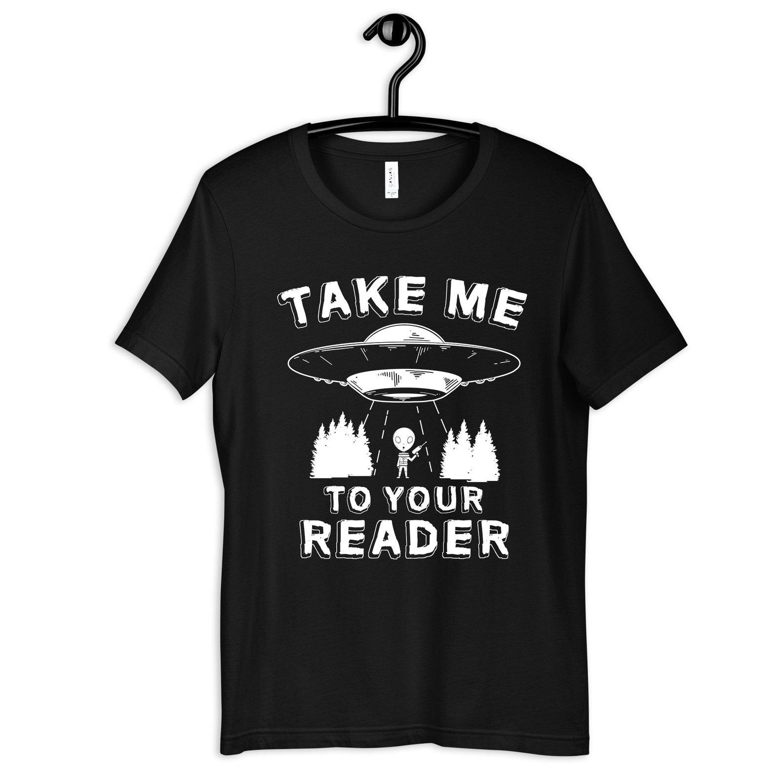 Alien Book Reader Shirt, Funny Alien Librarian T-Shirt, Womens Tee, T-shirt, T-shirt, Tank Top, Kids Tee, Kids T-shirt 4XL