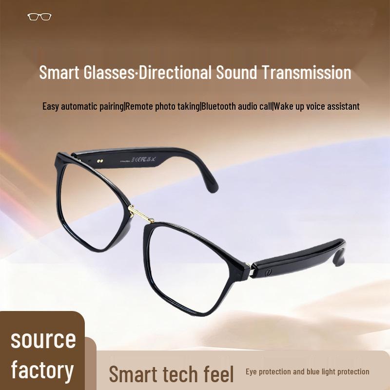 AI Translation Smart Bluetooth Glasses GS02: Color-Changing UV Protection, Music & Call Ready