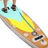 Durable 10 Feet Paddleboard Leash with Comfortable Ankle Cuff and Stainless Steel Hardware for Safe Surfing and Stand Up Paddle