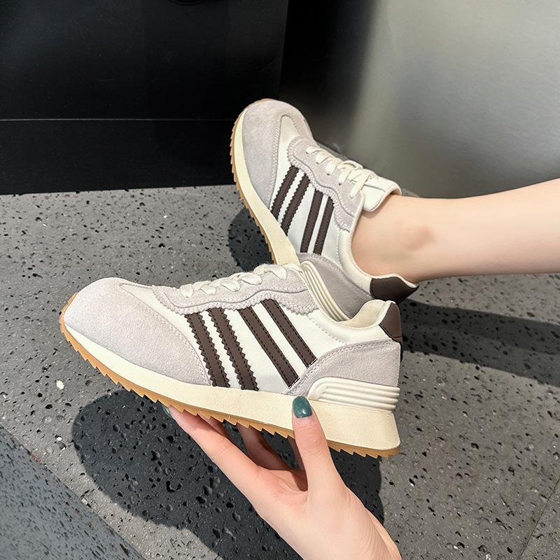 

Thin new summer women s shoes breathable mesh sports board shoes running shoes 40 бежевий