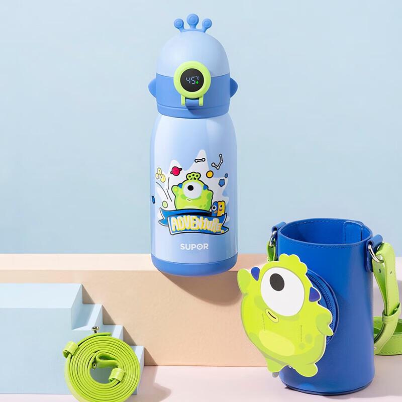 Supor Smart Display Portable Straw Thermos Cup