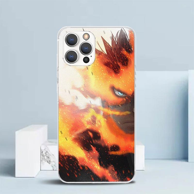 My Hero Anime Phone Case For IPhone 16 17 Air 16E 15 14 Plus 13 Mini 12 11 Pro Max 7 8 + SE 2020 Soft TPU Back Cover 16 17 Air 1