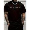 European Sizes Christian Bible Verse Redemption Salvation T-Shirt Graphic Tee Casual Regular Summer Fit For Men