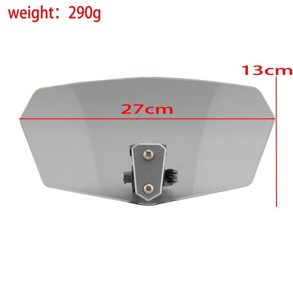 

Stylish Windshield Adjustable For Nmax155 Pcx150 Xadv Compatible With Universal Motorcycle Designs Large Gray