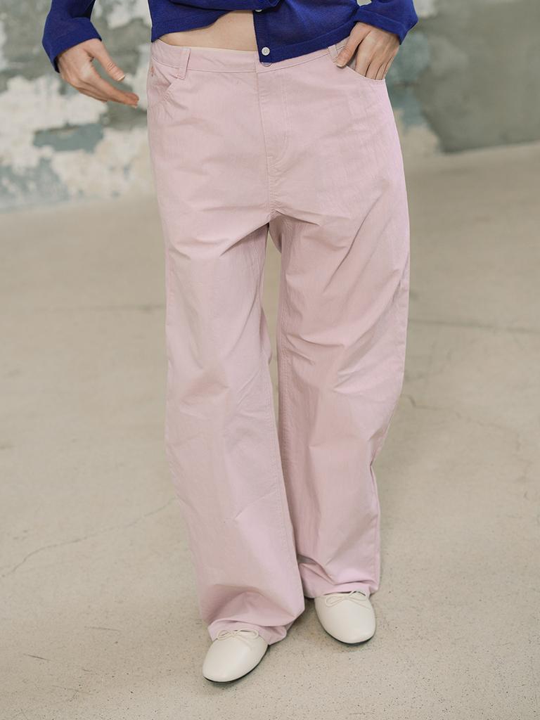 EDENIK Straight Pink Pants