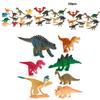Dinosaur Static Figures Pack With Durable Plastic Material For Gift And Play