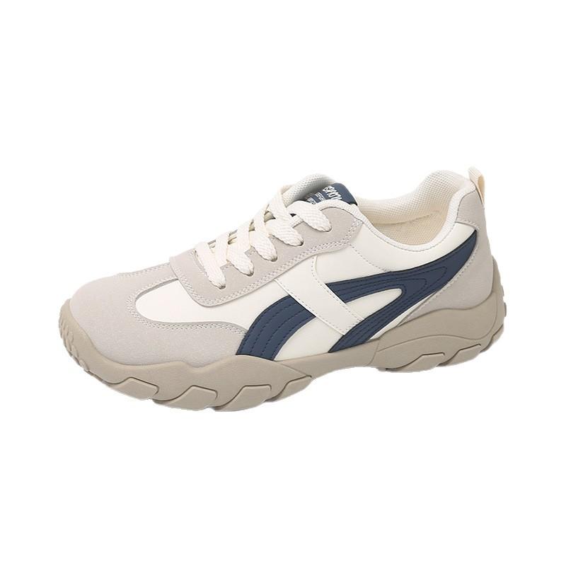 Thick-soled German training shoes women's spring and autumn 2025 new Korean version versatile round head lace-up college style casual sports