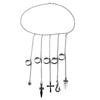 Anime Hunter x Hunter Kurapika Chain Rings Women Men Cosplay 1:1 Metal Pendant Clothing Accessories Jewelry Props