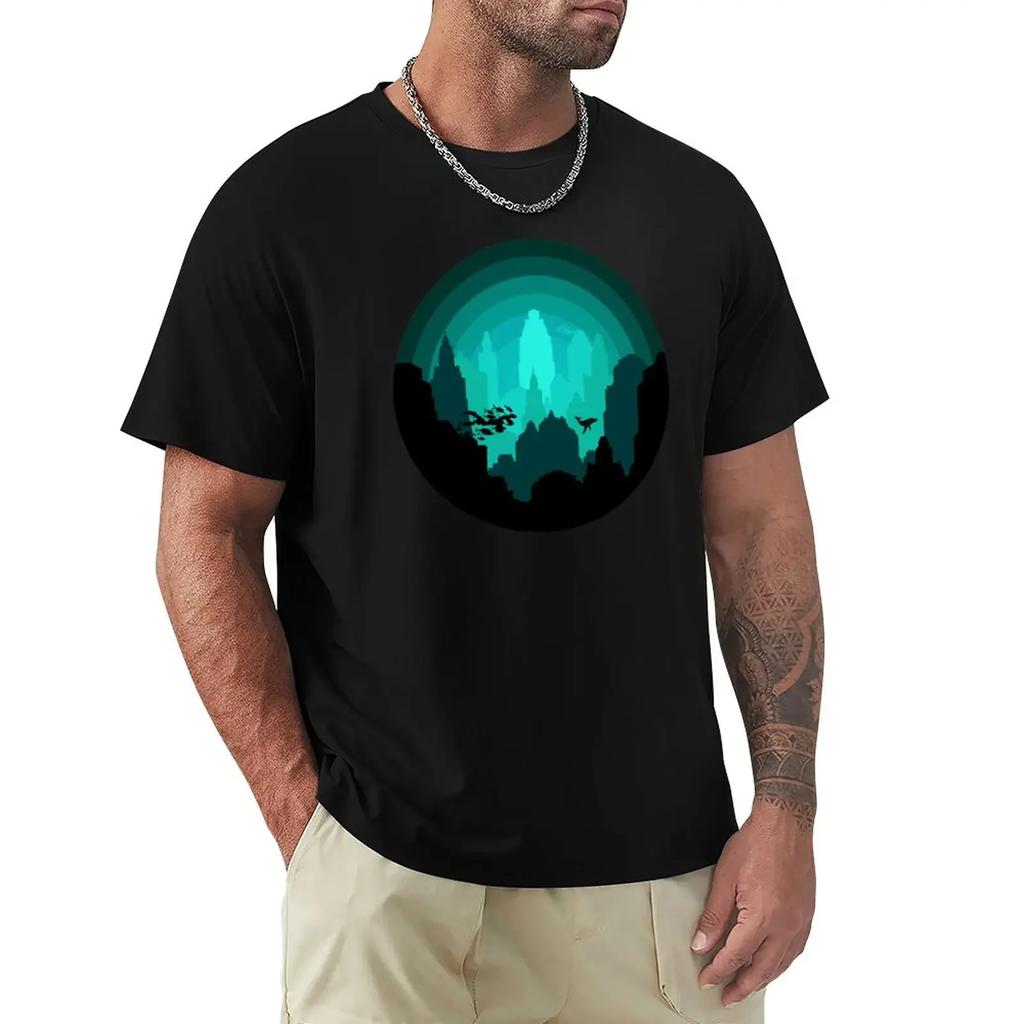 Rapture Bioshock T-Shirt Anime T-shirt Blouse Men Graphic T Shirts