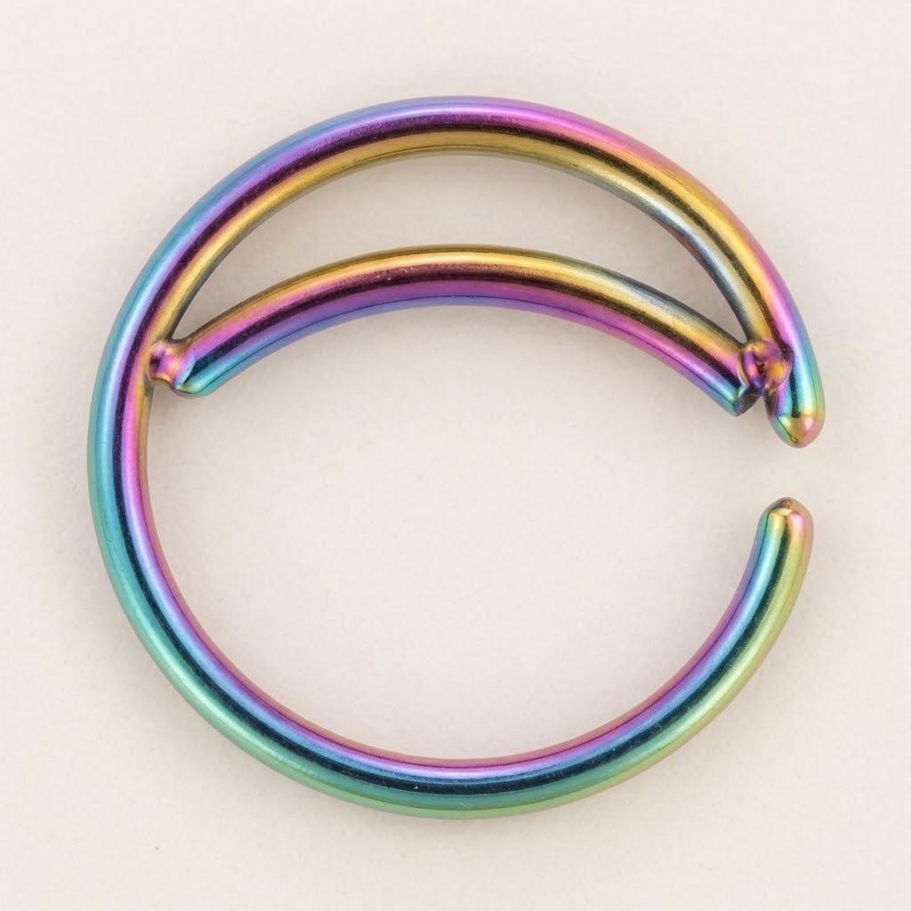 

Stainless Steel Moon Nose Hoop Small Earrings Unisex Indian Septum Piercing Fashion Body Jewelry