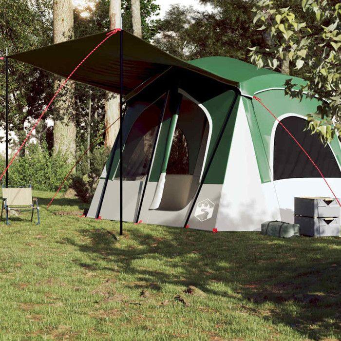 VidaXL 5-Person Green Waterproof Cabin Camping Tent, Tent, Camping Shelter, Garden Shelter, Garden Tent, 94752