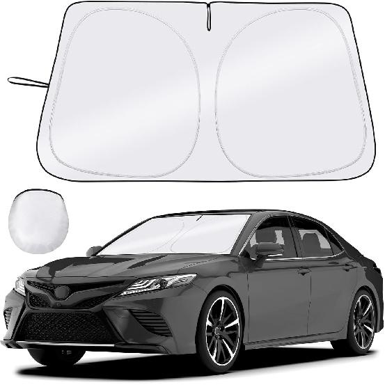 Windshield Sun Shade - Car Sun Shade Windshield, Reflector Sunshade Offers Ultimate Protection for Car Interior Small(55*28 inch)