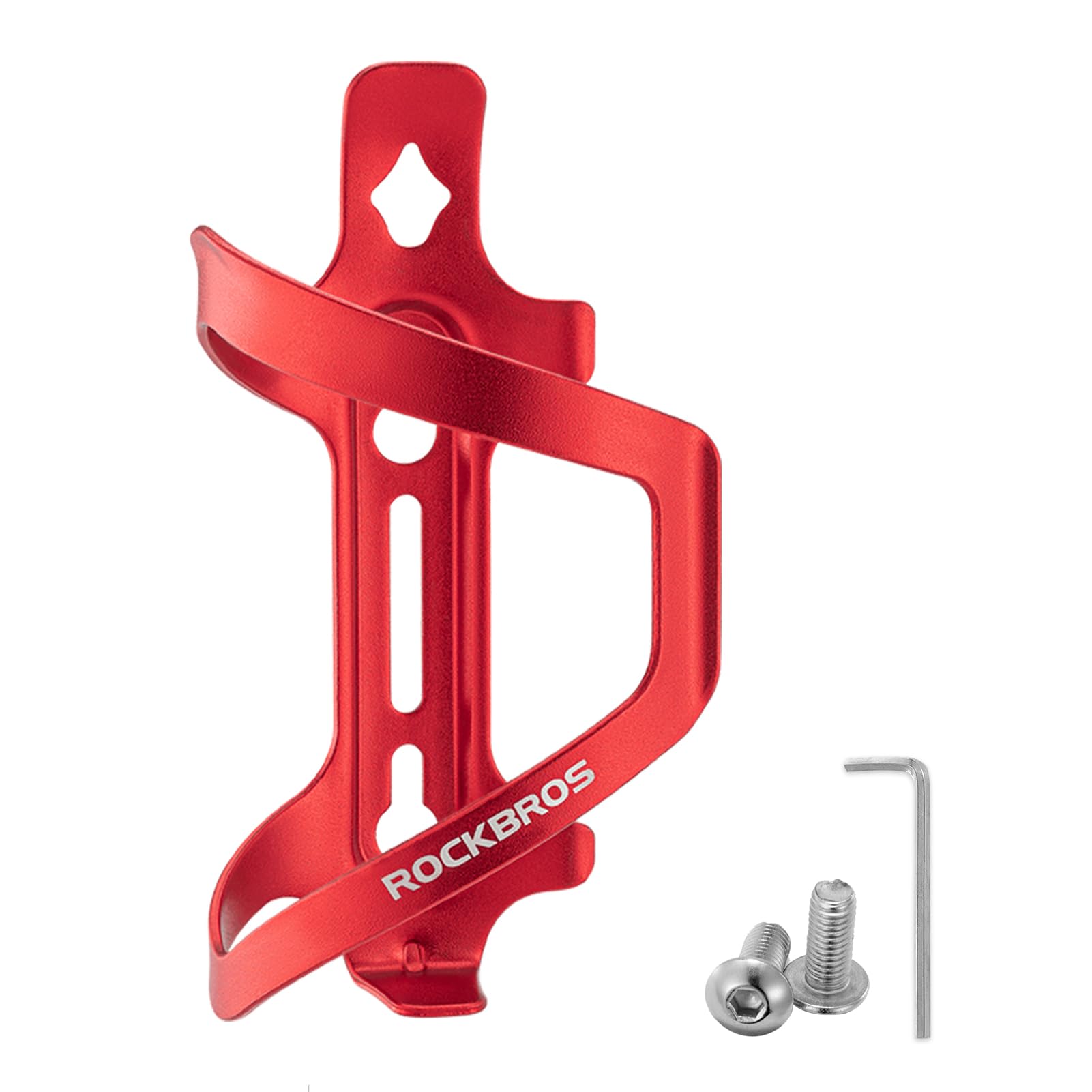 

ROCKBROS Велосипедный держатель для напитков Флягодержатель Легкий литой держатель для бутылки Боковой вытяг Стильный пластиковый держатель для бутылки Алюминиевый сплав Прочный Подходит для