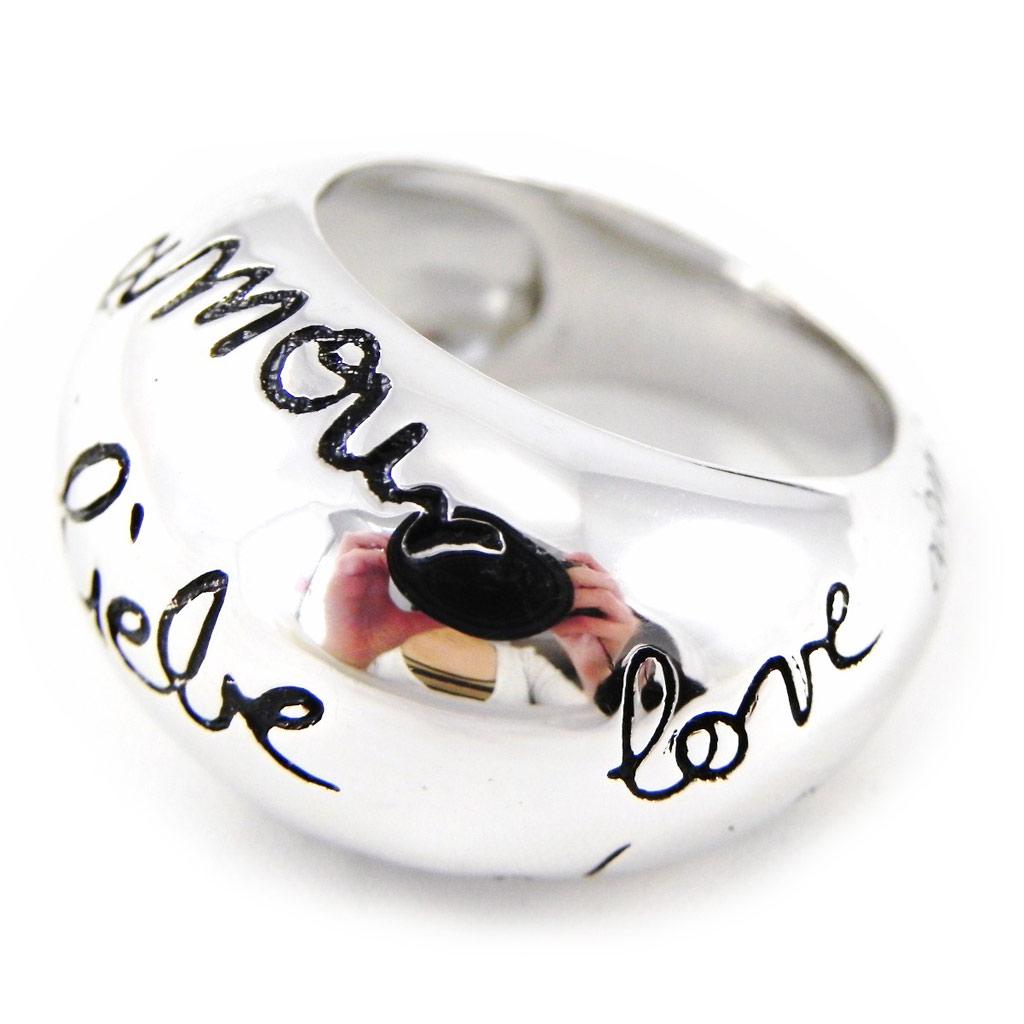 Silver Ring 'Grigri d'Amour'