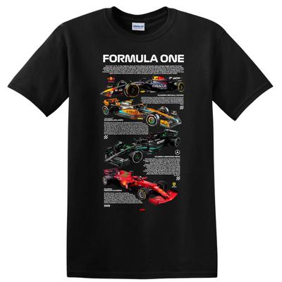 T-shirt Αγώνων Formula 1 F1 Αυτοκίνητα Ράλι Φαν Τεε Αθλητικός Εξοπλισμός Ένδυση