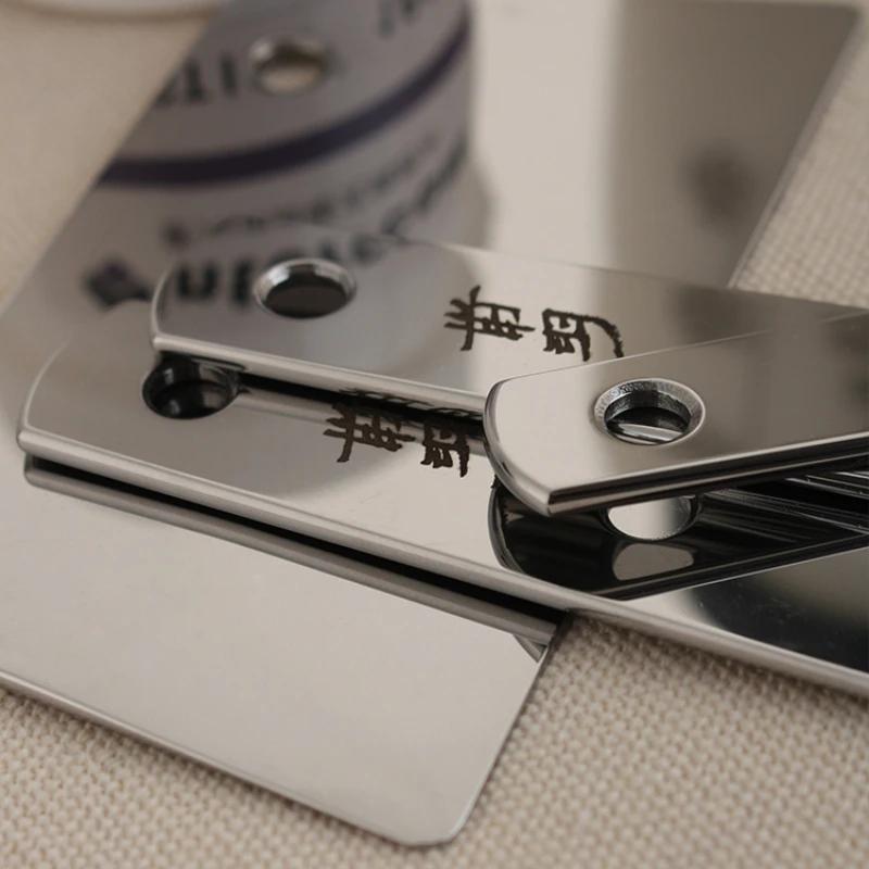 Stainless Steel Mirror Polishing Scraper Wiping Glue Bed Surface Treatment Agent Handmade DIY Leather Molding Sheet
