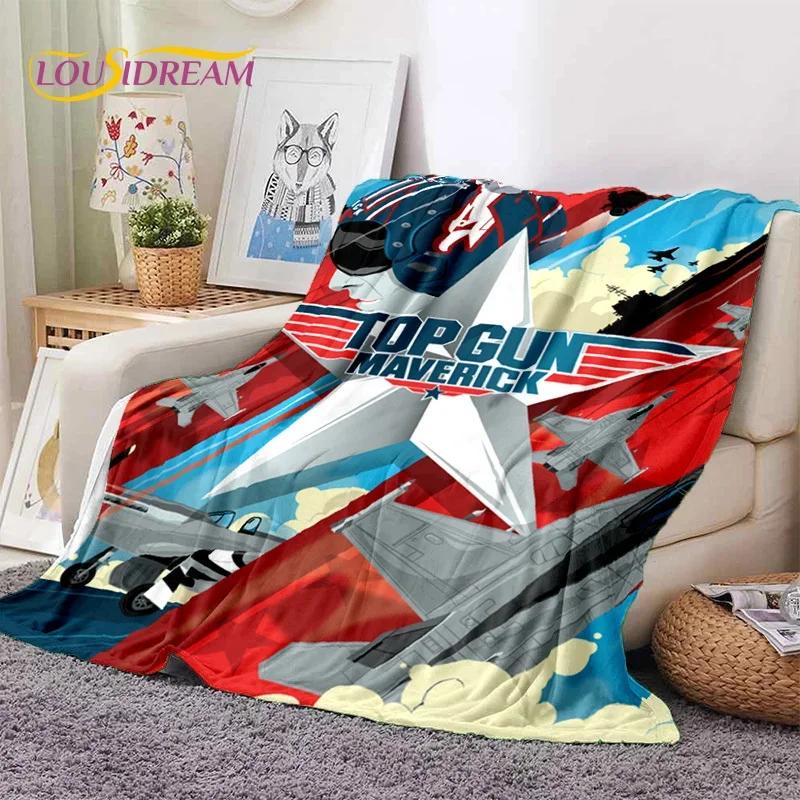 Top Gun Schild Tom Cruise Kampfjet Weiche Flanelldecken, Überwurfdecke Bequeme Decke für Picknick Betten Sofa Haus Schlafzimmer Geschenke