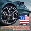 Car Rim Center Cover Decoration, Flag Wheel Center Cover - 4 Pcs Vista Car