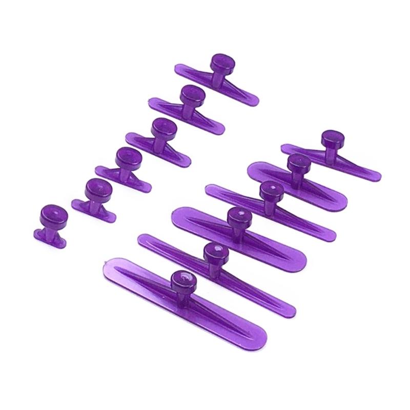 12 szt. Paski do wyciągania Wgnieceń Paski do wyciągania Kleje Zestaw do wyciągania Wgnieceń do Małych Wgnieceń Zestaw do Usuwania Wgnieceń Samochodowych