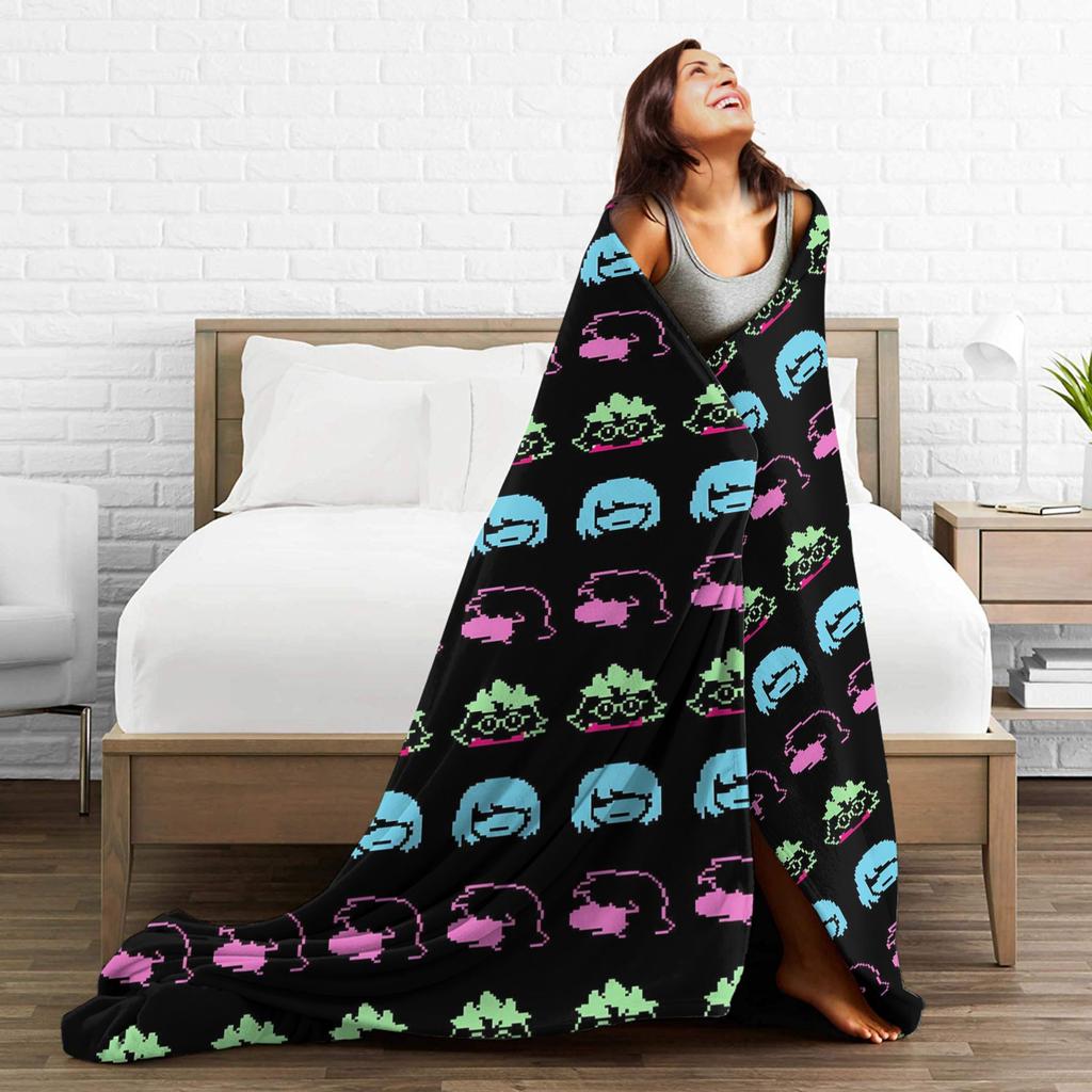 Coperta di Flanella Gioco Deltarune Autunno Morbida Coperta Plaid Per Camera da Letto Bambino Copriletto Novità Copriletto per Divano Letto