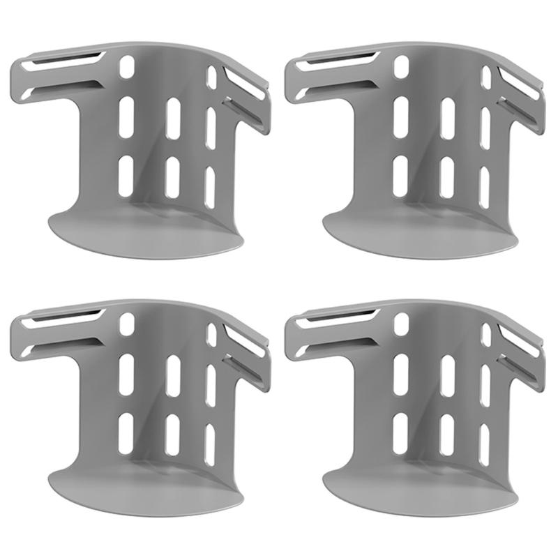 

4Pcs Invisible Mattress Sheet Clip Universal for Any Bed Size Prevents Wrinkles and Shifting Plastic Construction серый