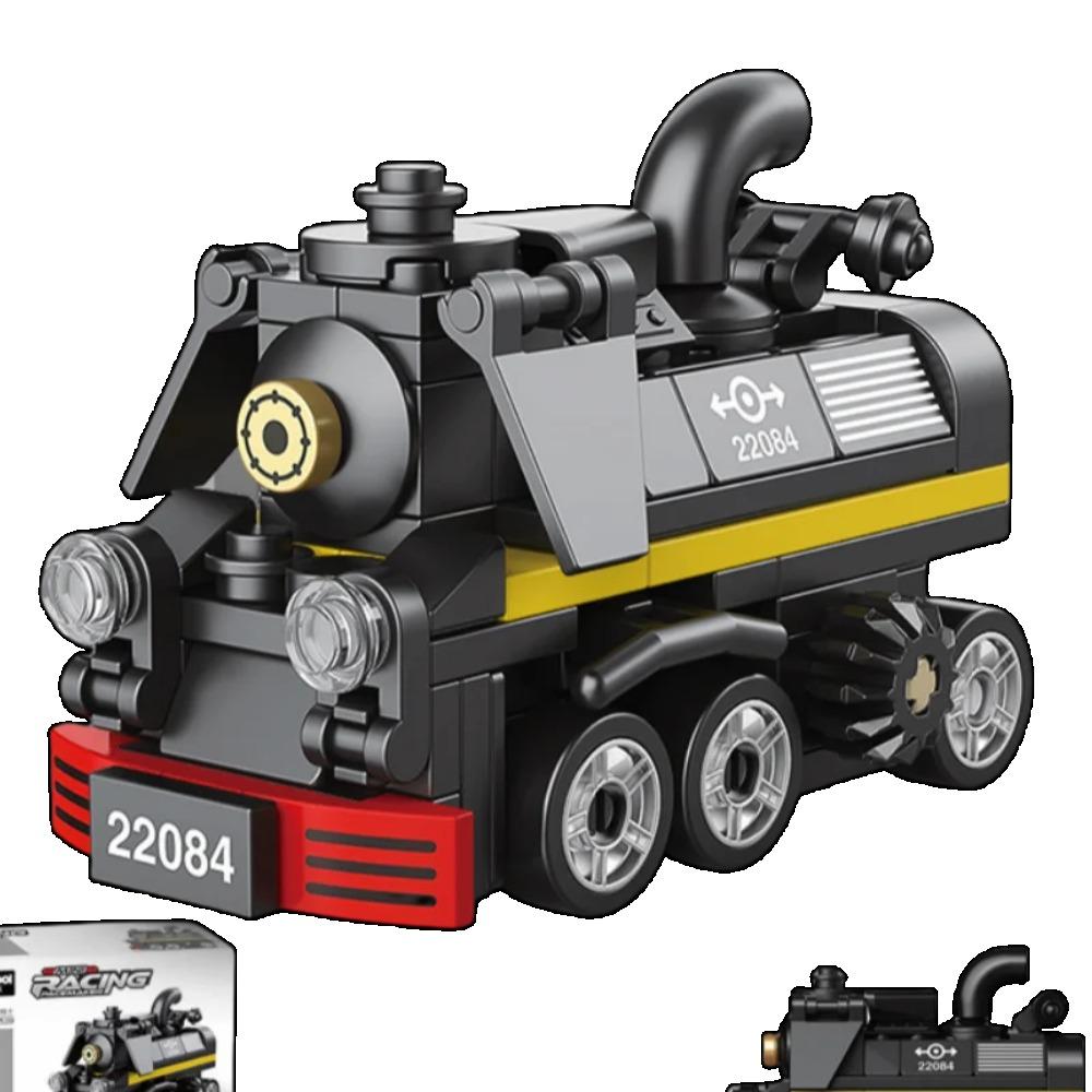 DIY Racing Car Bus Engineering Vehicle Ambulance Pull Back Model Building Blocks Brick Toys Children Boys Compatible With Lego
