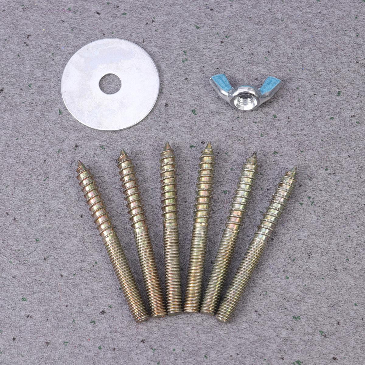 

10Pcs Retaining Screws M5x50 Gaskets for Bird Nesting Lock Parrot Breeding Box Cage Squirrel Rabbit Station Rod Size 1