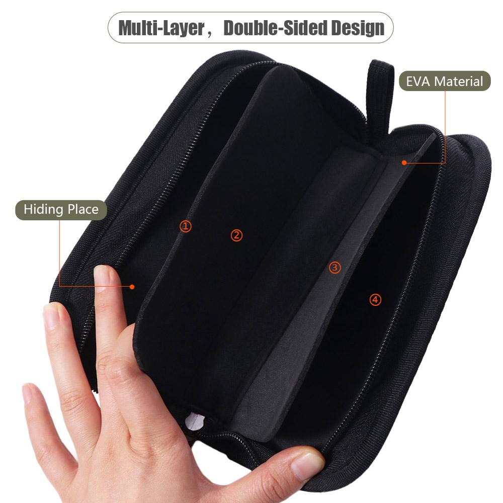 Carrying Case Lure Storage Wallet Baits Storage Tackle Bag Fishing Lures Bag  Metal Jigbait